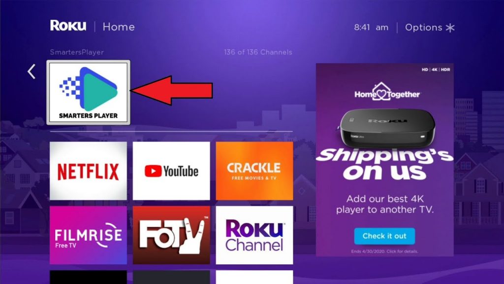 IPTV Smarters Roku App