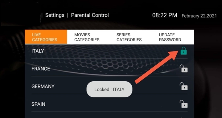 How to hide categories